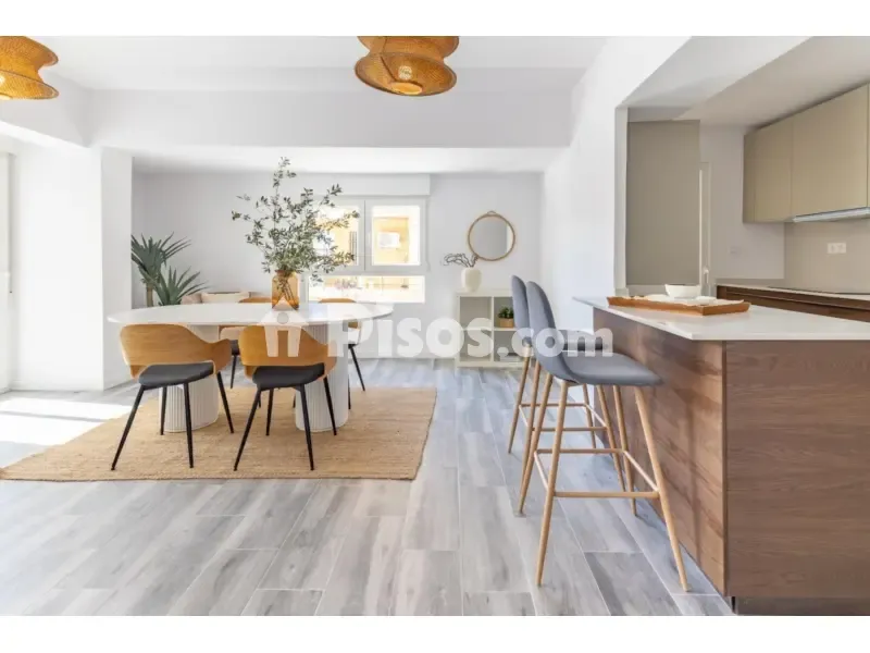 Cuisine - Renovated Apartment with Balcony in Benifaió