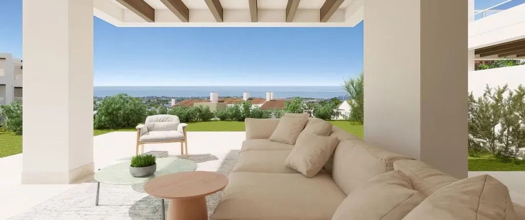 Terrasse - Penthouse with Pool in Benahavís, Málaga