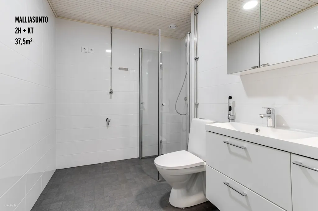 Salles de bain - Modern Flat with Balcony in Espoo Olari