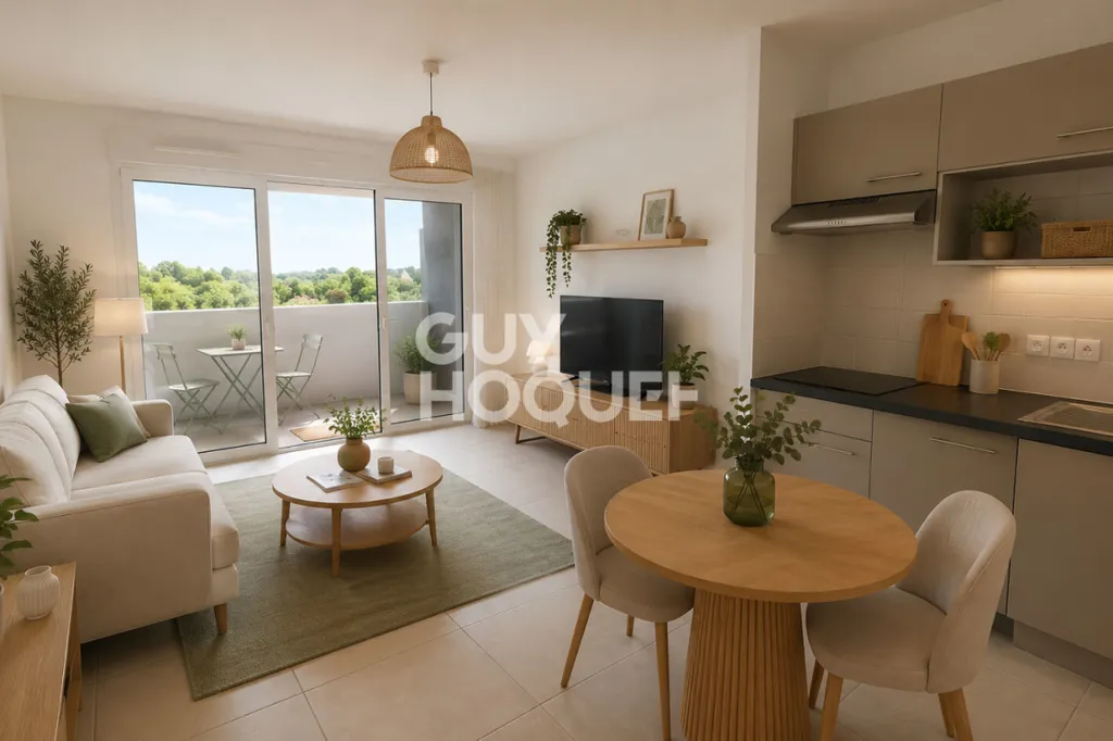 Séjour - Appartement 3 Pièces avec Terrasse au Cap d'Agde