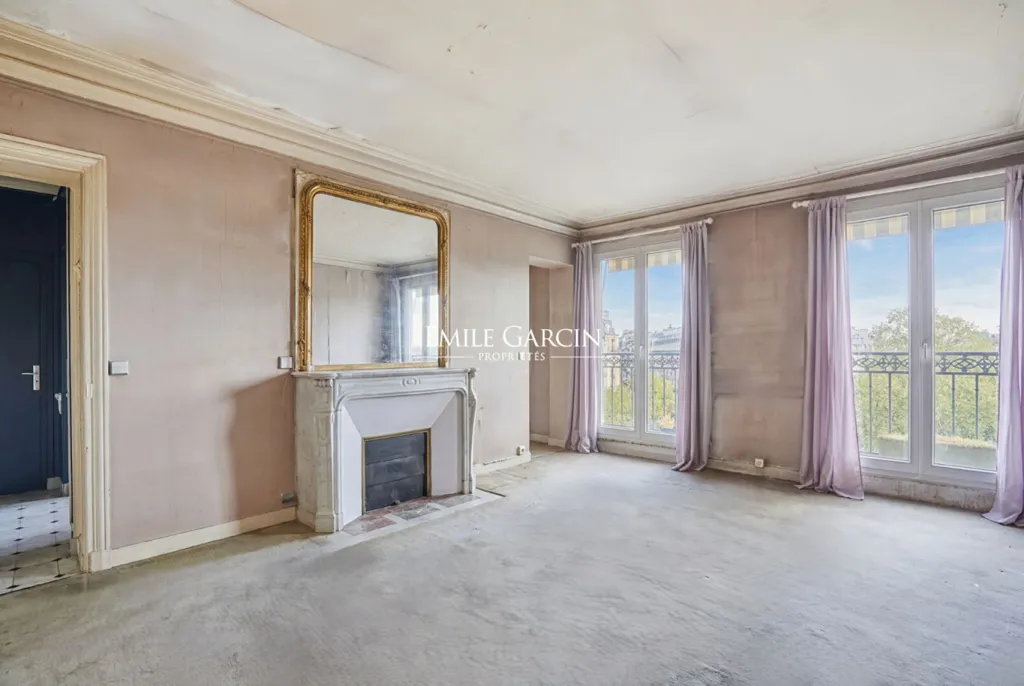 Séjour - Appartement de luxe avec balcon au Jardin du Luxembourg, Paris