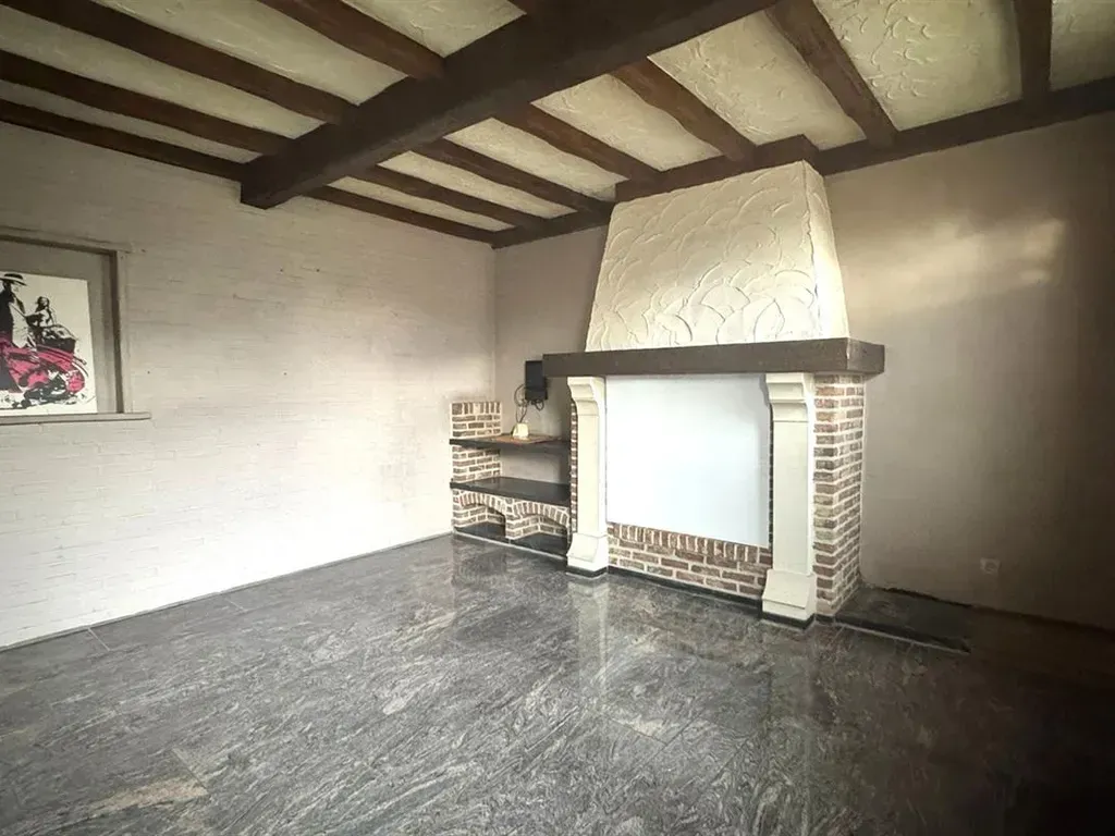 Living Room - Rural House with West View in Zwevegem
