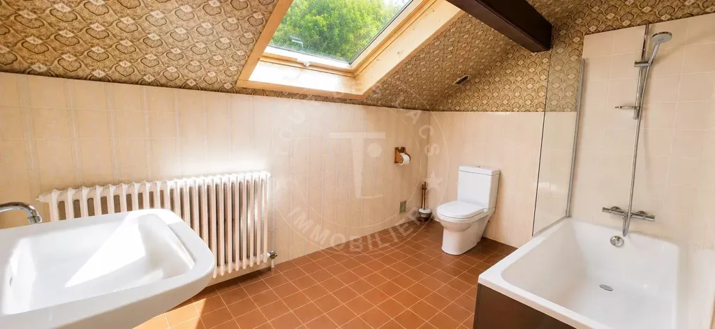 Salles de bain - Maison avec Piscine et Vue Lac à Veyrier-du-Lac