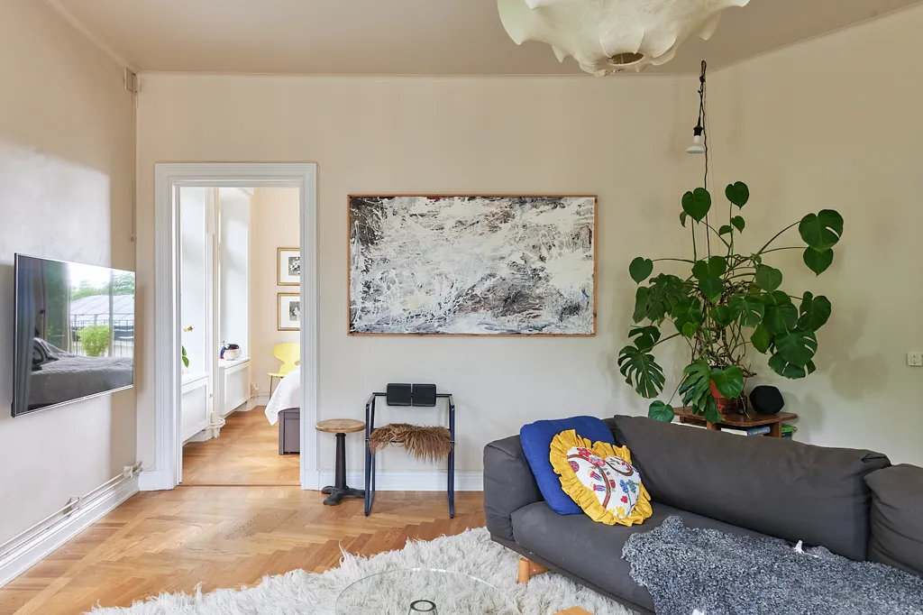 Séjour - 3-Bedroom Apartment with Park View in Södermalm