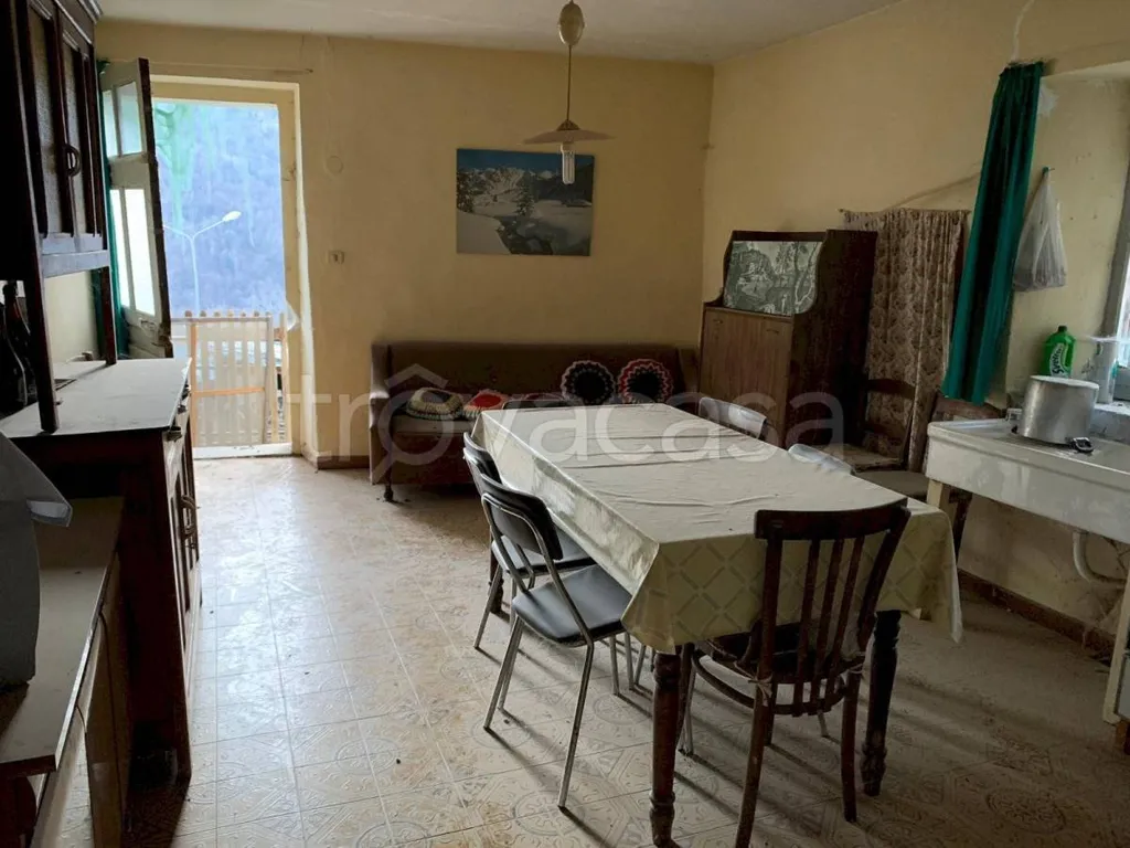 Dining Room - Baita with Garden in Melle, Borgata Chiot