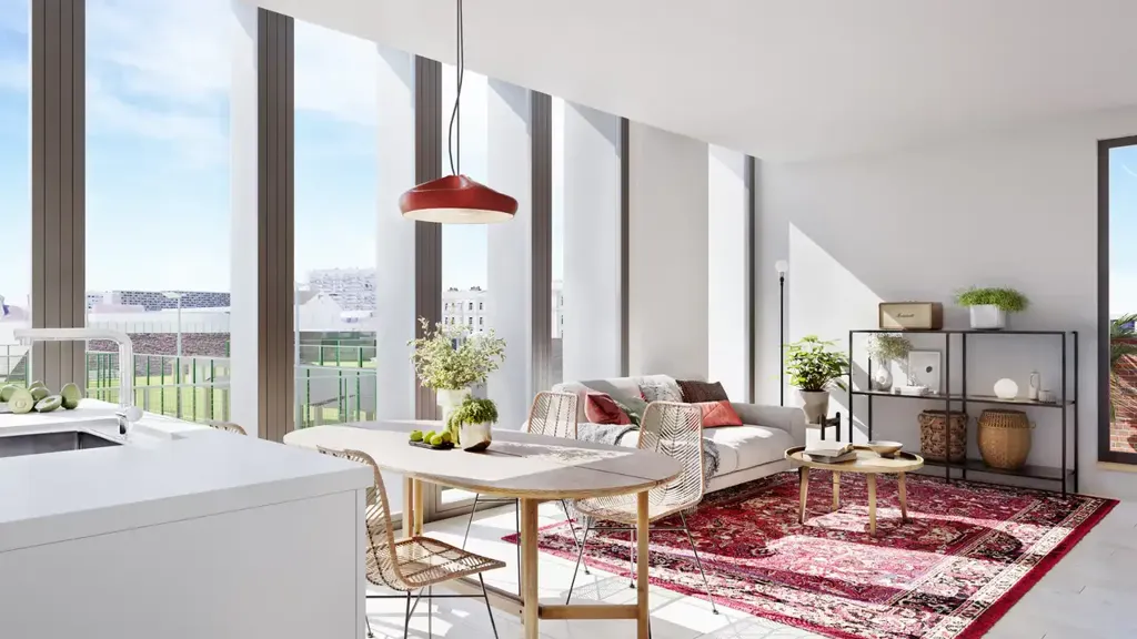Séjour - Appartement Nécessaire avec Terrasse à Anderlecht