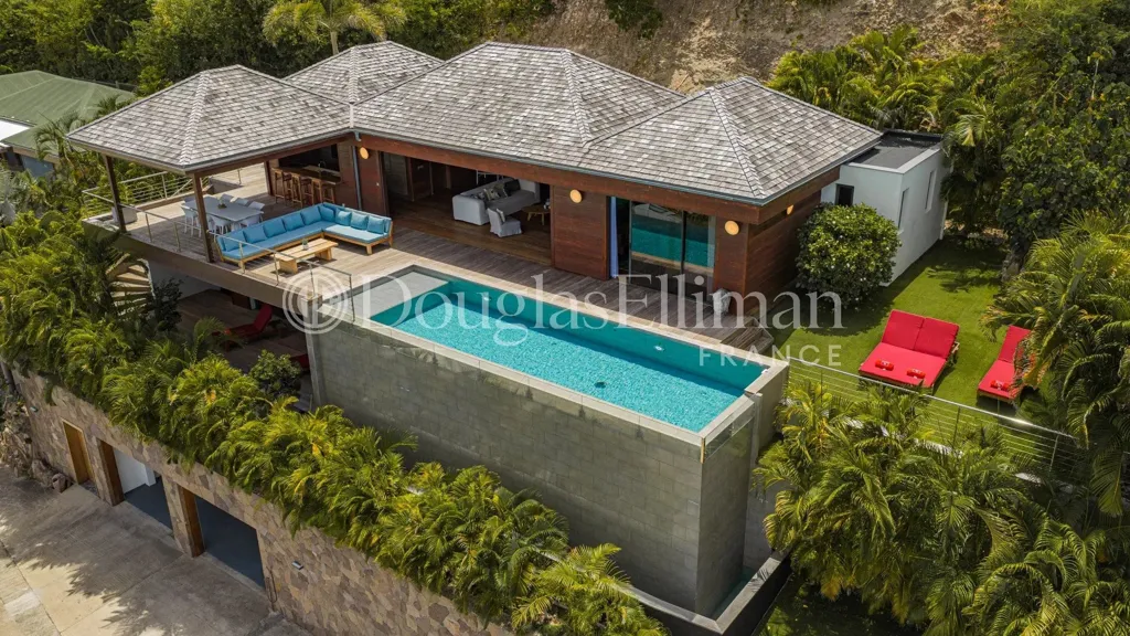 Õhuvaade - Villa with Panoramic Views in Pointe Milou