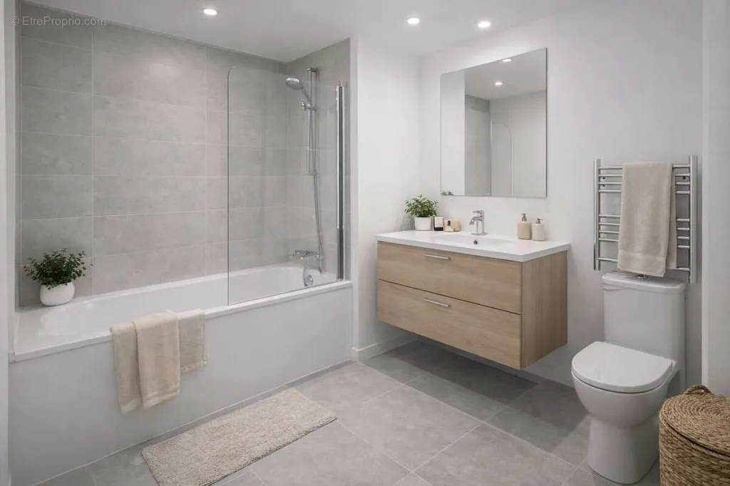 Salles de bain - Appartement 3 Pièces avec Terrasse à Saint-Germain-En-Laye