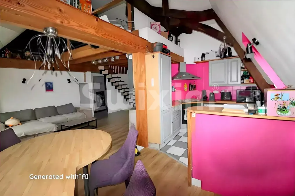 Söögituba - Spacious 4-Piece Apartment with High Ceilings in Yenne