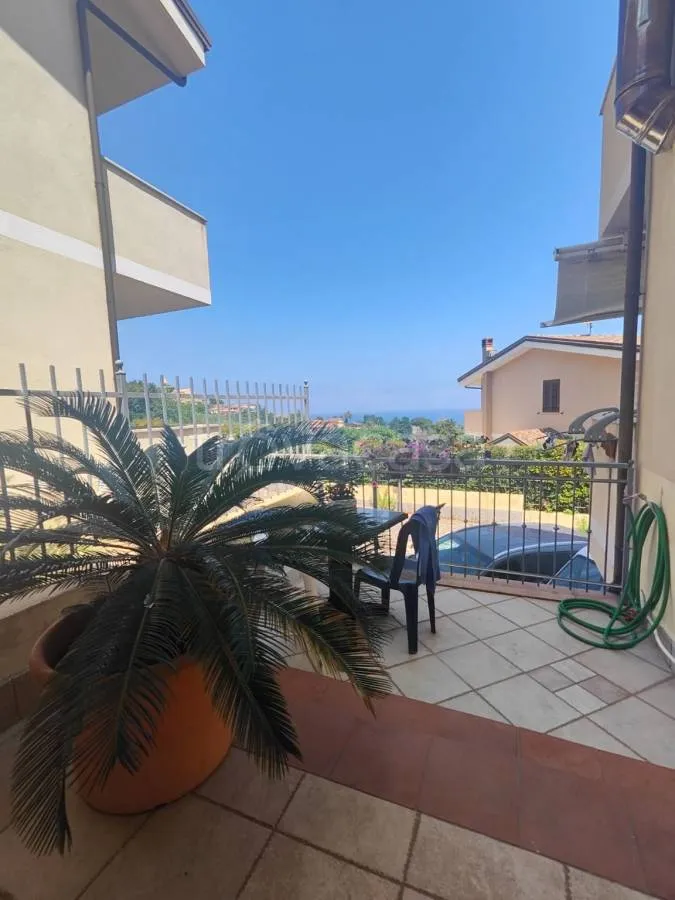 Terrasse - Villa with Sea View in Ricadi
