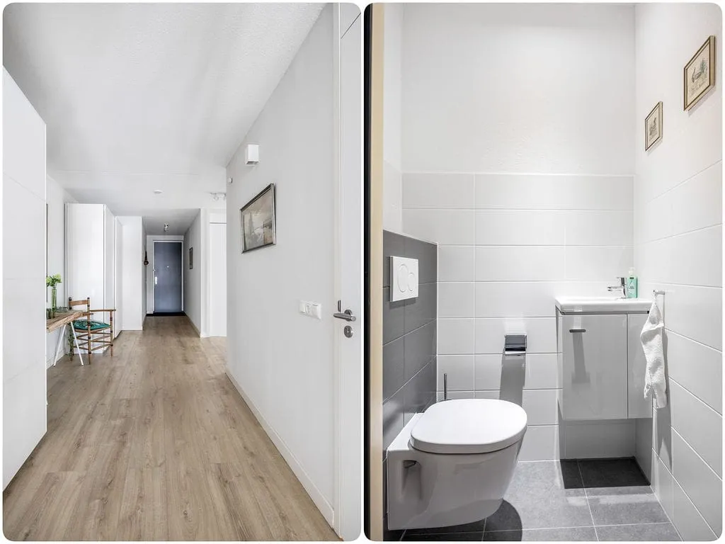 Salles de bain - Modern Apartment with Balcony in Sneek