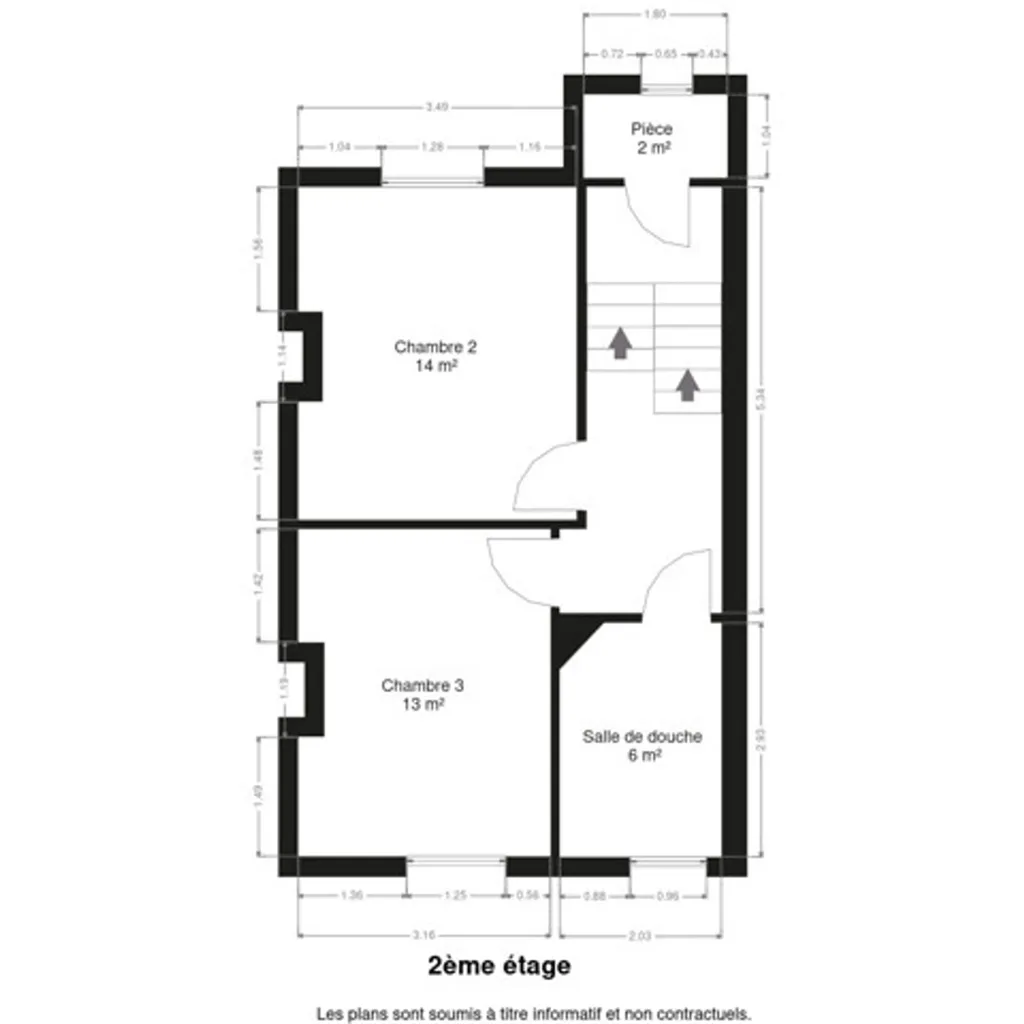 Plaan - House to Renovate with Terrace in Angleur