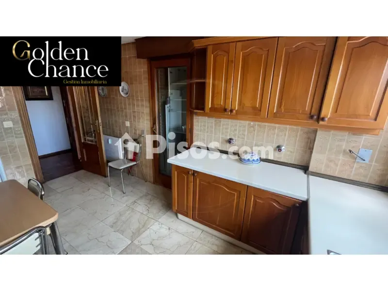 Köök - Apartment with Terrace in Central Burgos