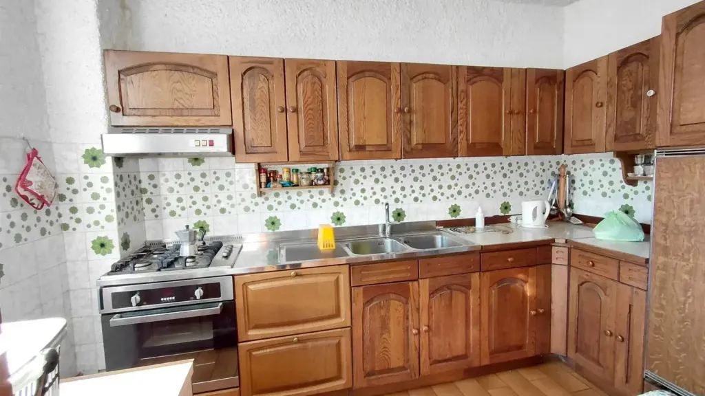 Köök - Bifamiliar Villa with Panoramic View in Marmentino
