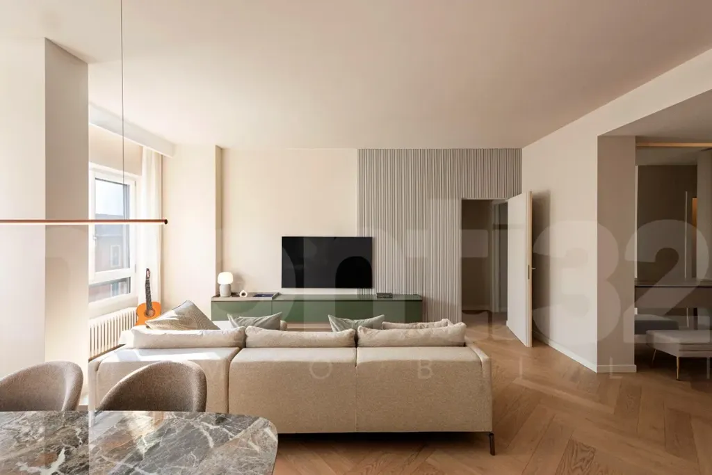 Séjour - Renovated Apartment with Balcony in Milan