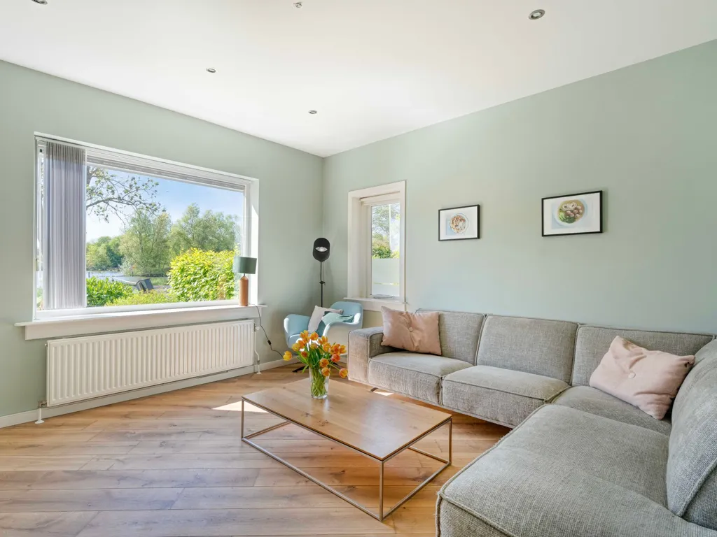 Soggiorno - Charming 1910 House with Water View in Vecht
