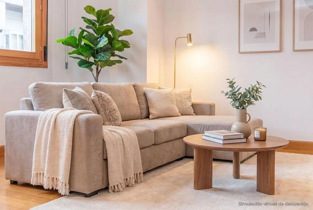 Séjour - Duplex Flat with Sea View in Gijón Centre