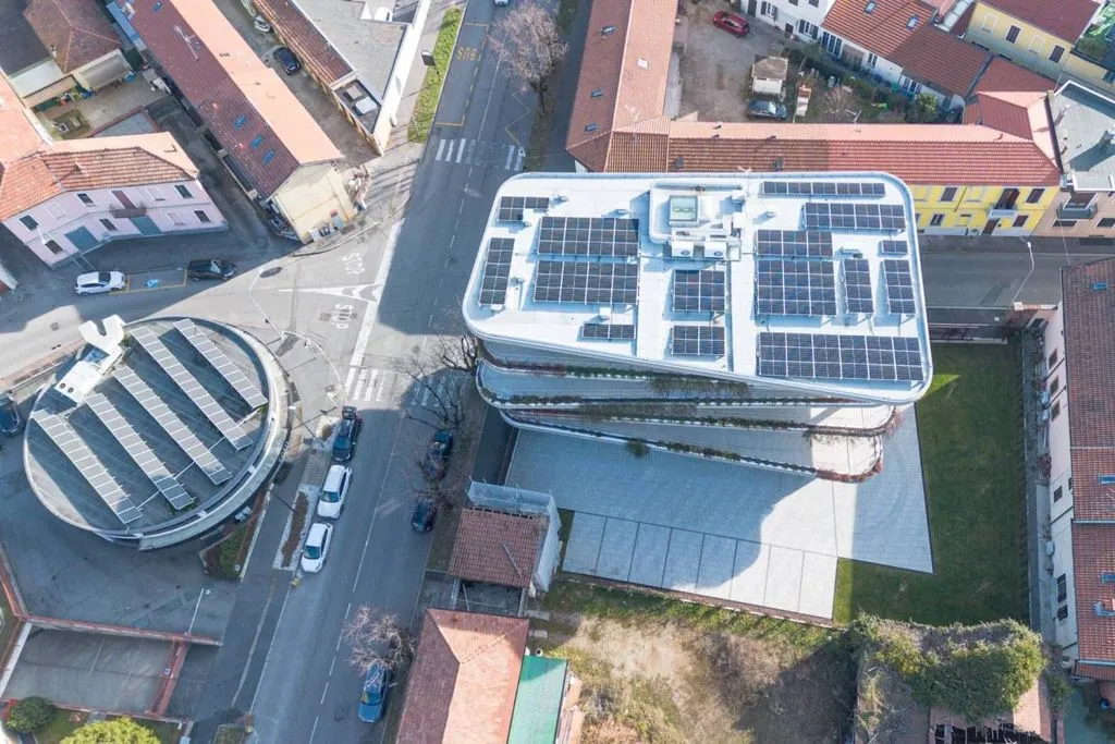 Aerial - Luxury Flat with Terrace in Busto Arsizio