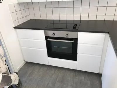 Cuisine - Cozy Flat with Balcony in Støvring Midtby