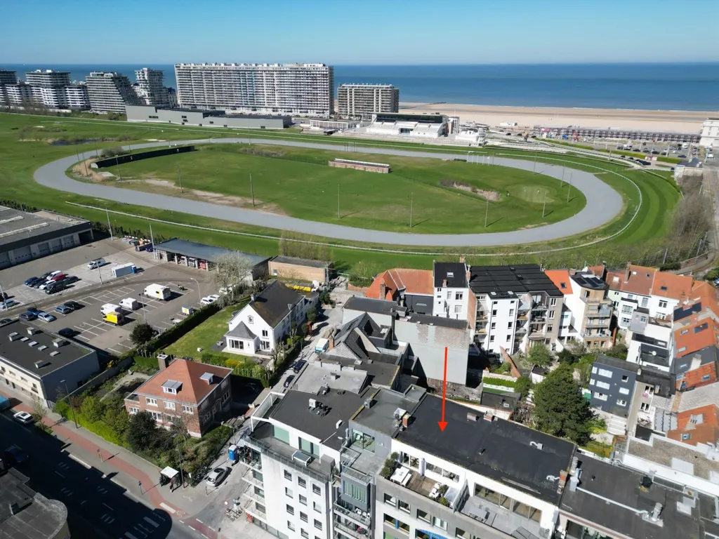 Vista aerea - Penthouse with Sea View in Ostend