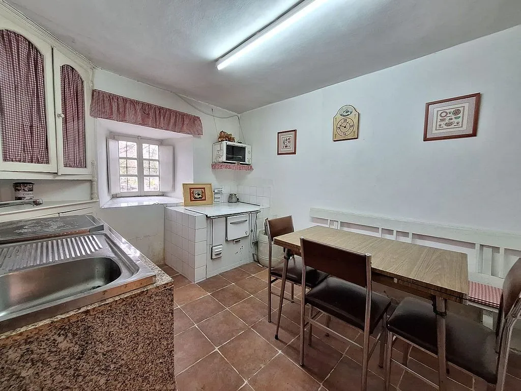 Köök - Chalet with Garden in Olmos de Ojeda