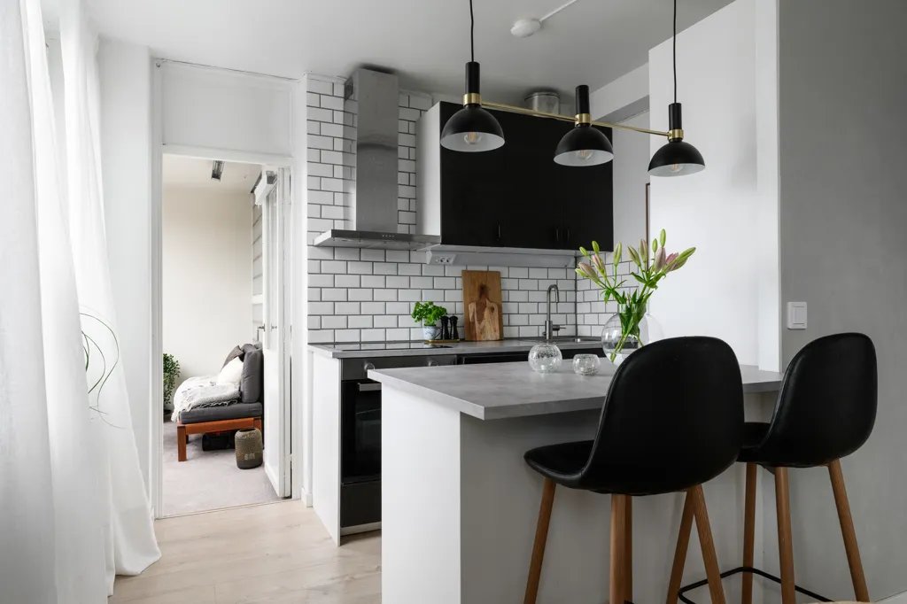 Cucina - Apartment with Balcony in Göteborg