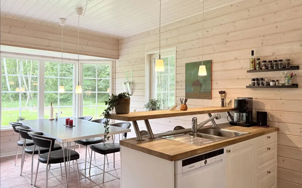 Köök - Villa with Sea View in Vesterø Havn, Læsø