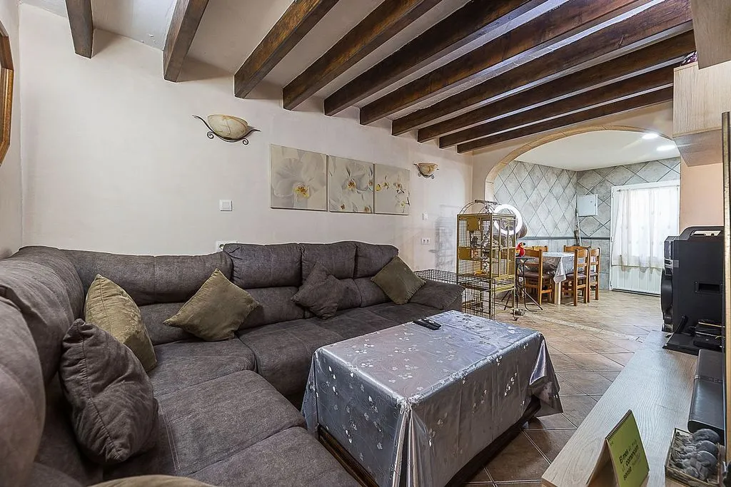 Living Room - Two-Home Property with Private Land in Sencelles
