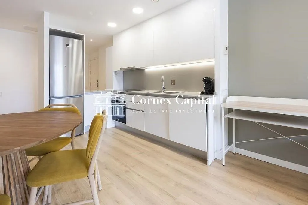 Köök - Apartment with Pool in Poblenou, Barcelona