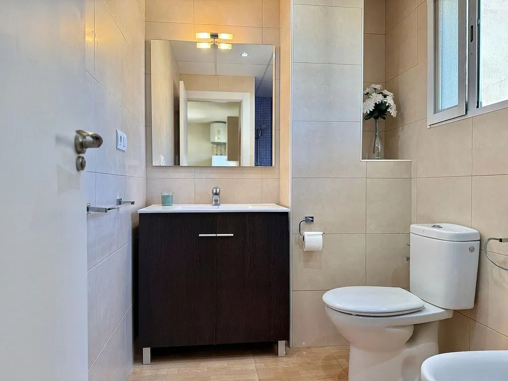 Salles de bain - Furnished Flat with Air Conditioning in Cehegín