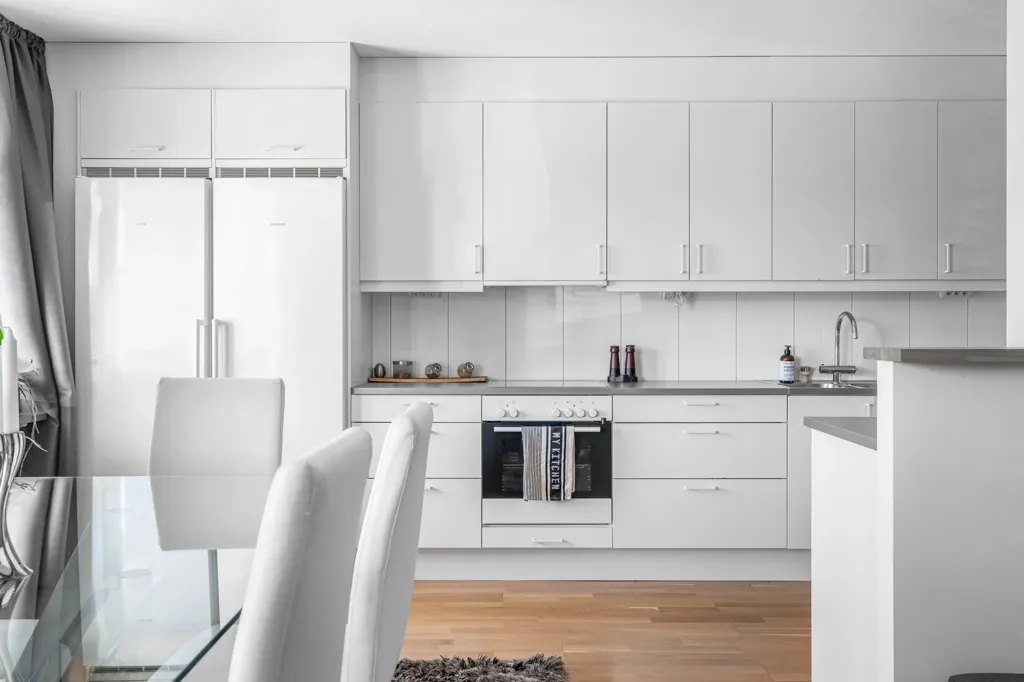 Köök - Apartment with Private Terrace near Täby Centre
