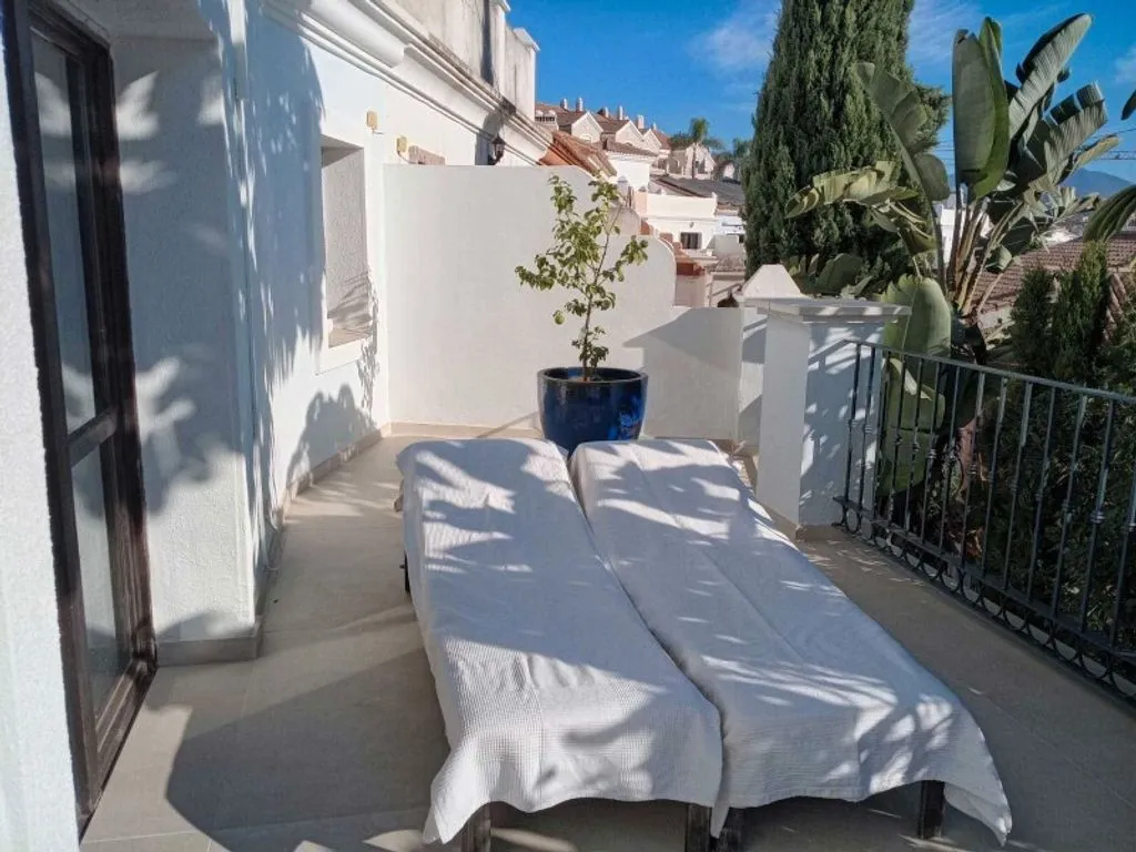 Terrasse - Semidetached House with Patio in Estepona