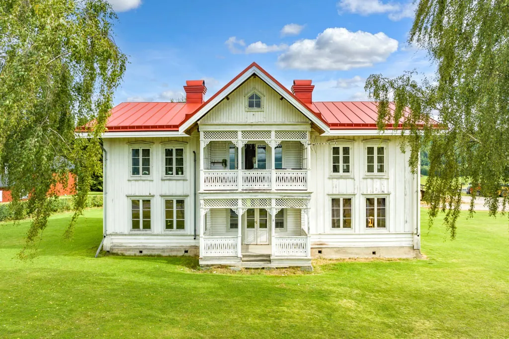 Vue aérienne - Well-Preserved Villa with Nature Access on Indalsvägen
