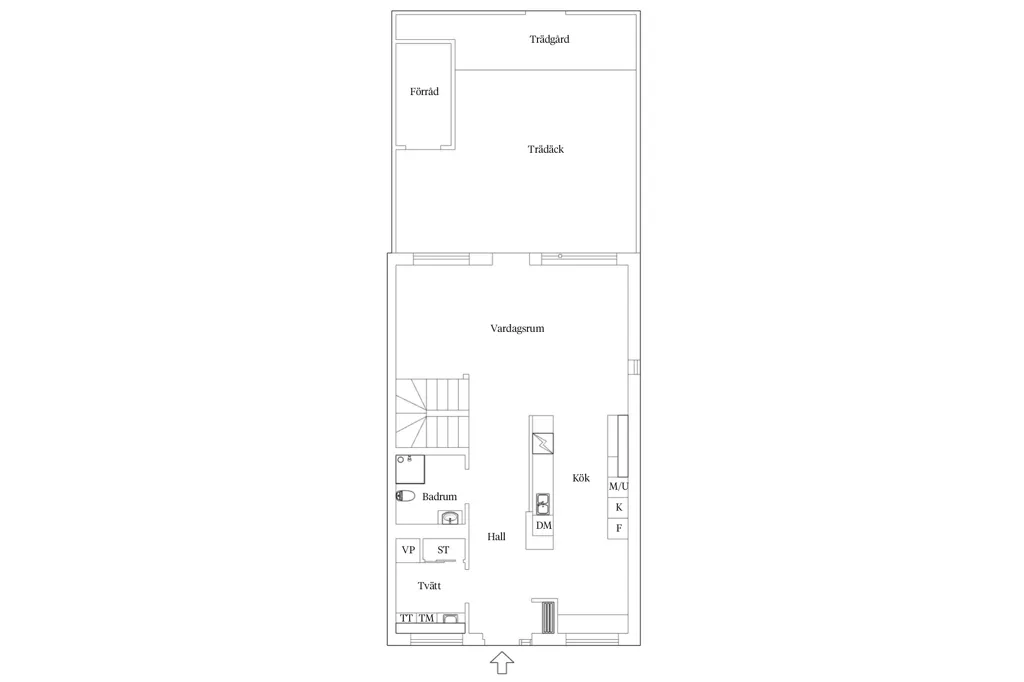 Grundriss - Apartment with South-Facing Terrace in Skegrie