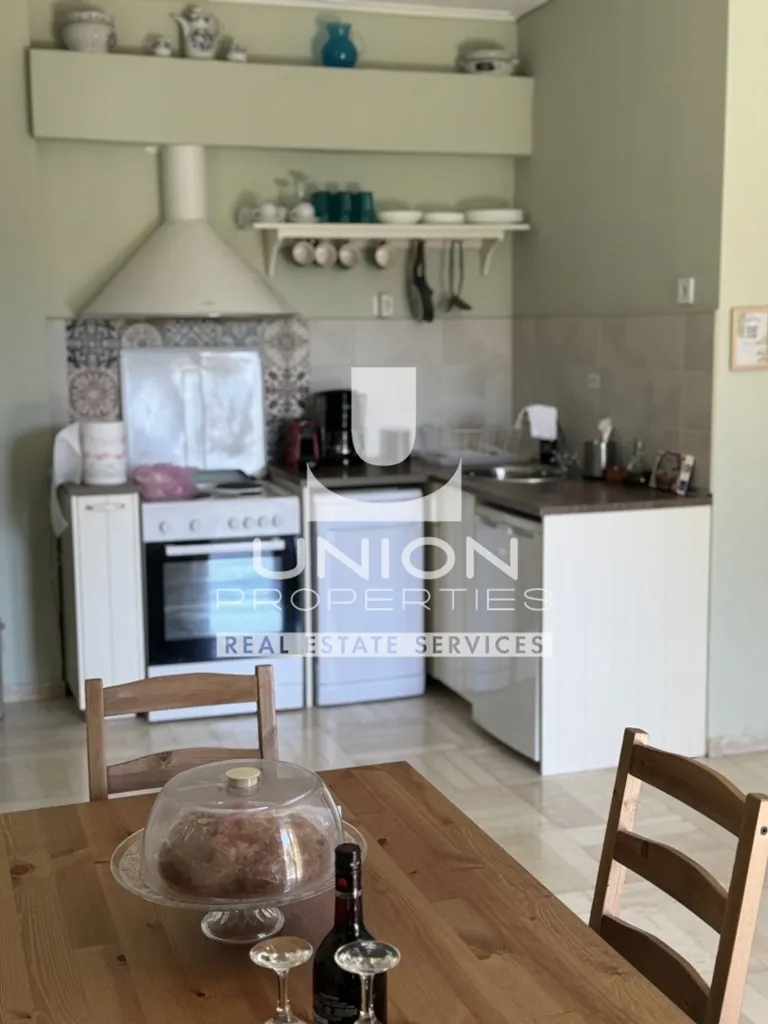 Kitchen - Furnished Apartment with Open View in Varitsa