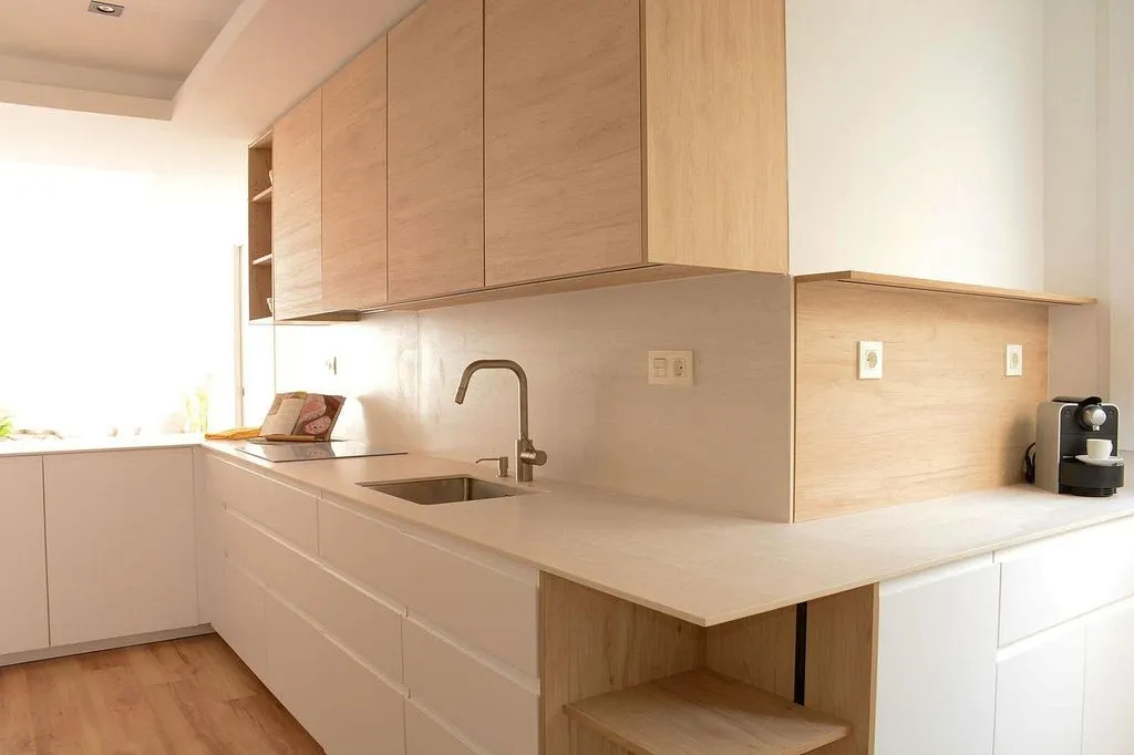 Köök - Apartment with Terrace in Madrid Río