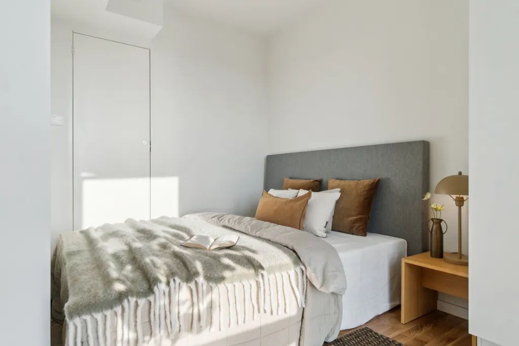 Chambres - 2-Bedroom Apartment with Balcony in Herlev
