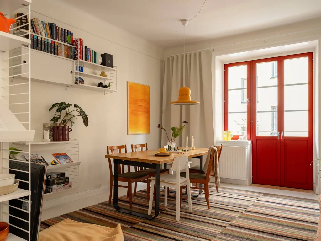 Söögituba - Charming Two-Bedroom with South-Facing Balcony in Söder