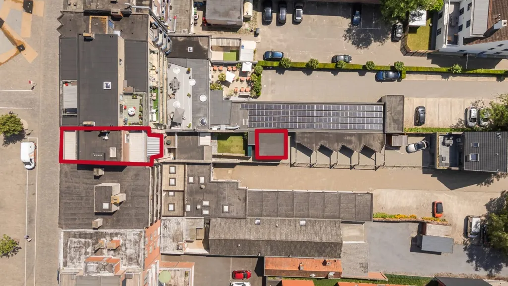 Vue aérienne - Duplex avec Vue sur la Place à Deinze