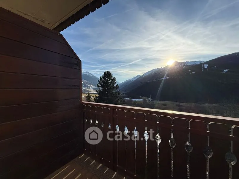 Balcone - Rustic Bilocale with Panoramic Terrace in Valdidentro