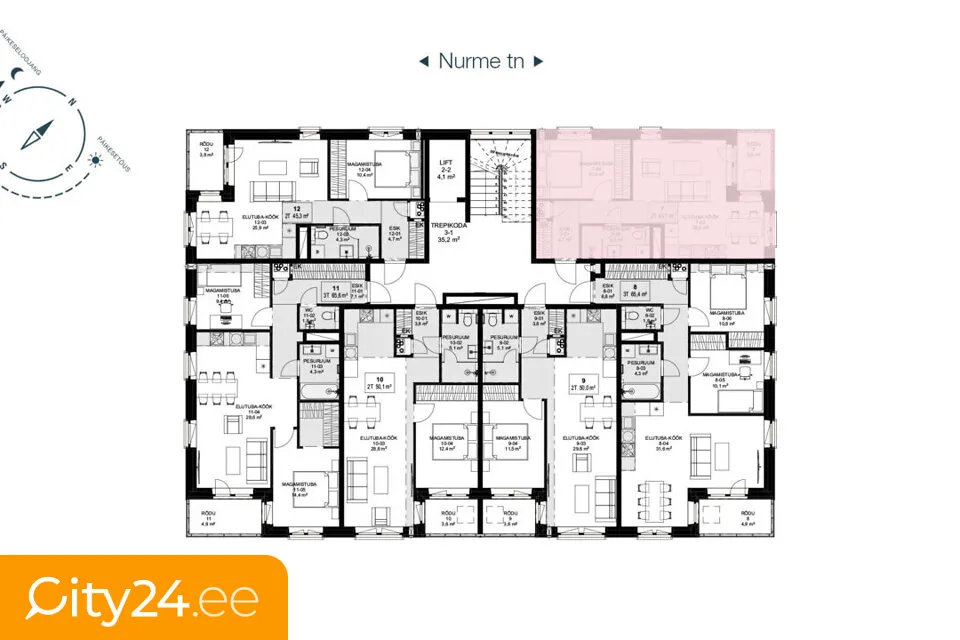 Plaan - New Apartment with Balcony in Keila
