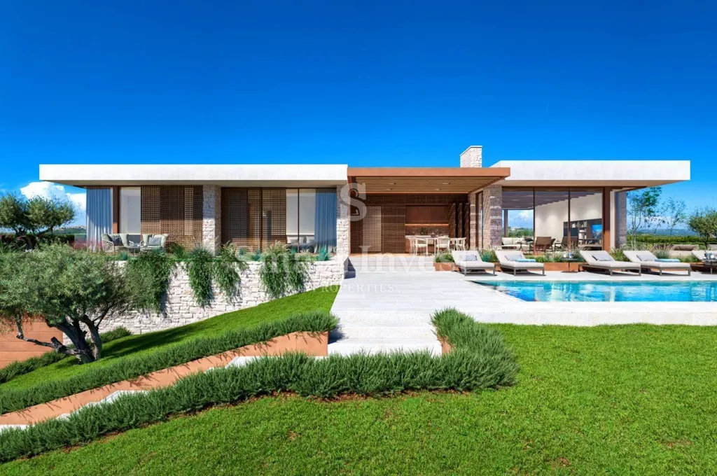 Bassein - Modern Villa with Sea View in Brtonigla