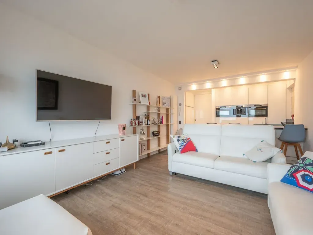 Séjour - Studio Luxueux avec Vue Mer à Blankenberge