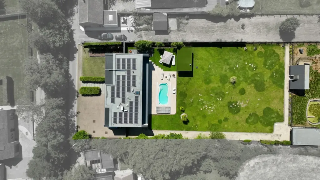 Õhuvaade - Fully Automated Villa with Pool in Ath
