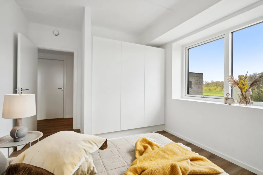 Chambres - Apartment with Balcony in Odense's Green District