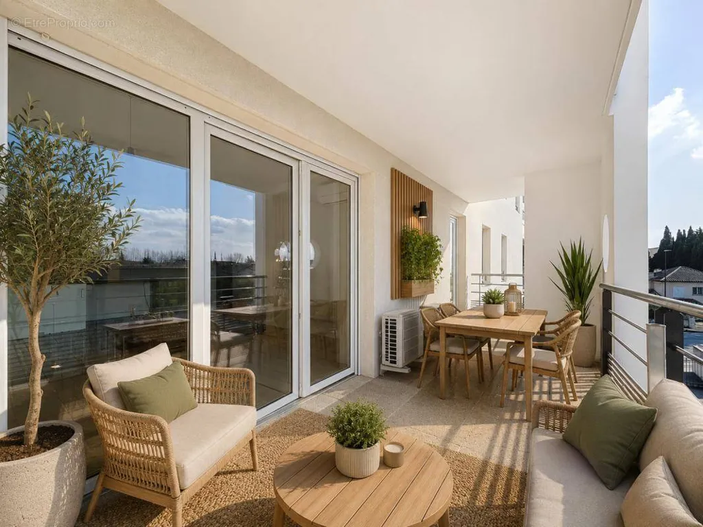 Terrasse - Appartement T3 avec Terrasse et Ascenseur à Avignon