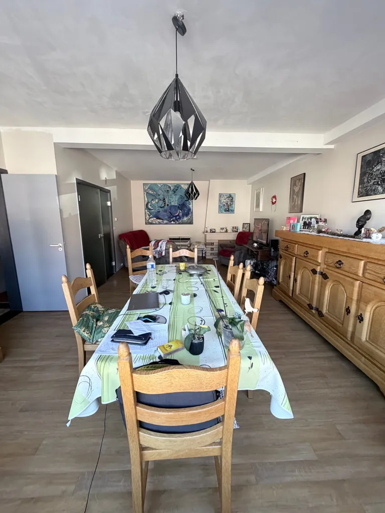 Salle à manger - Appartement avec Terrasse au Centre de Saint-Ghislain