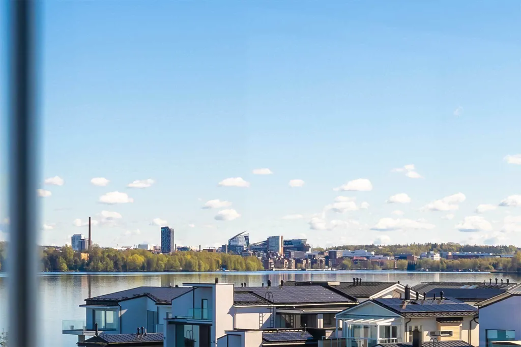 Balcony - Renovated Apartment with Sea View in Pirkkala