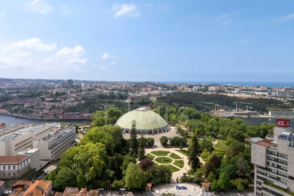 Vue aérienne - Apartment with Garden in Porto Centre