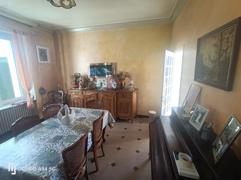 Dining Room - Renovated House with Garden in Aubenas